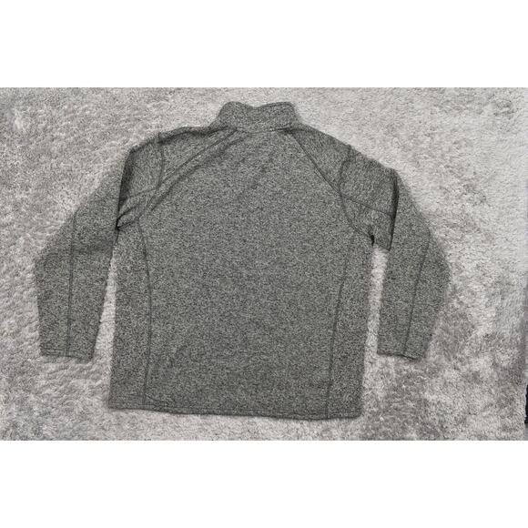 Eddie Bauer Gray Pullover Sweater Men 2XL Polyester Fleece Classic - Picture 3 of 8